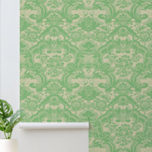 Papier Peint Vintage 1920 Floral Foliage Motif