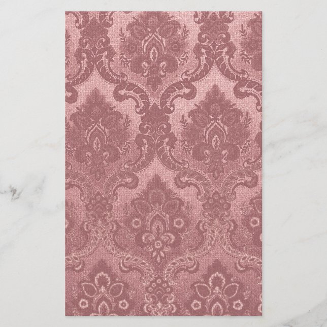 Papier peint vintage Motif rose (Devant)