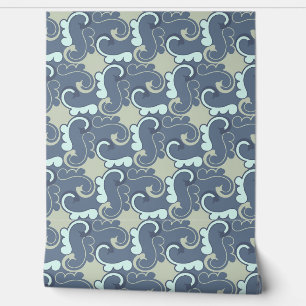 Papier Peint Vintage Ocean Wave