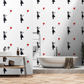 Papier Peint Wallpaper | Hope Balloon Girl