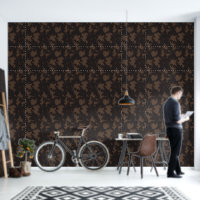 Western Faux Cow Imprimé noir et Brown