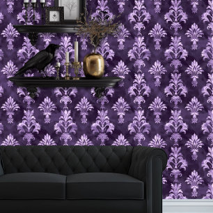 Papier Peint Whimsigoth Antique Style violet