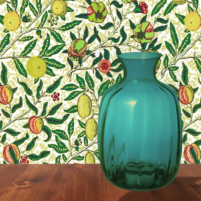 Papier Peint William Morris Fruit exotique, Citron jaune (Créateur téléchargé)