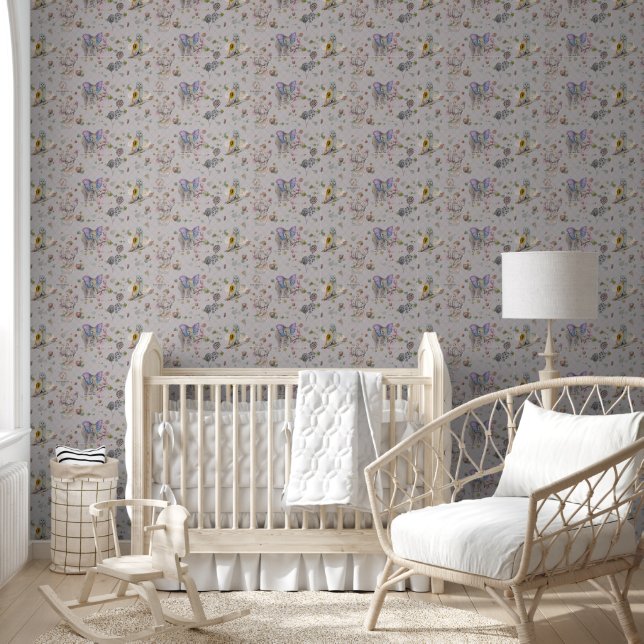 Papier Peint Woodland Thème Baby Room (Enfants)