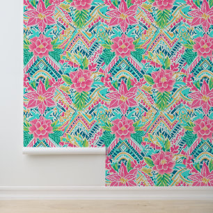 Papier Peint Zigzag Bloom