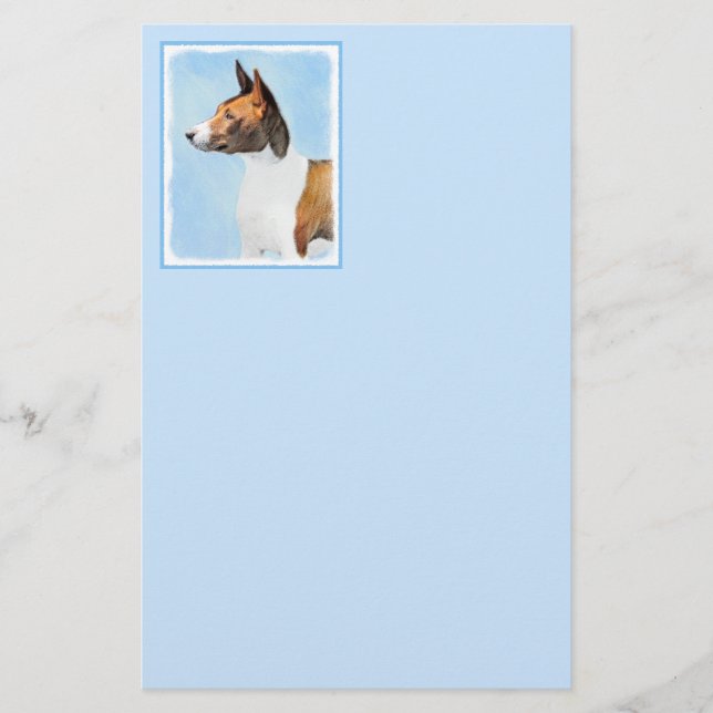 Papier Peinture Basenji - Belle Art Original (Devant)