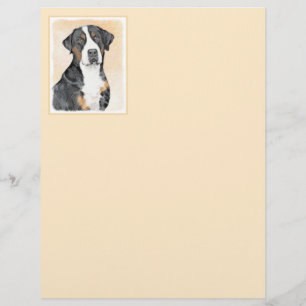 Papier Peinture de Chien de Montagne - Art original