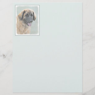 Papier Peinture Leonberger - Joli art original chien