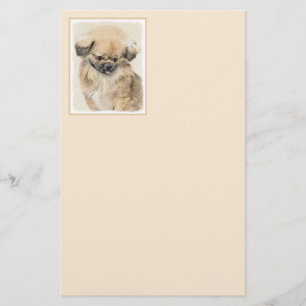 Papier Peinture Pekingese - Cute Original Chien Art