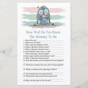 Papier Penguin comment bien connaissez-vous le jeu de bab