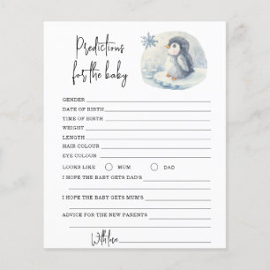 Papier Penguin - prédictions et conseils bébé