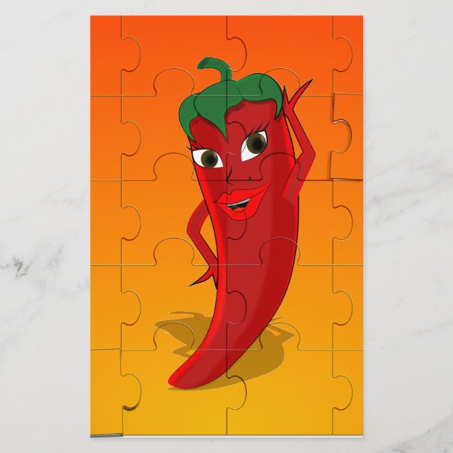 Papier Pepper Rouge Diva Puzzle (Devant)