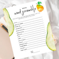 Perfect Pear - Bridal Word Scramble Jeu