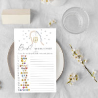 Perles et Prosecco nuptiale émoji jeu pictionnaire
