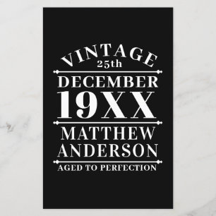 Papier Personnalisé Vintage à la perfection