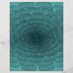 Papier Pétales en Turquoise