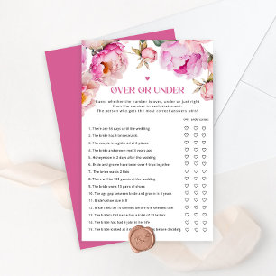 Papier Pétales Fuchsia au-dessus ou sous la douche nuptia