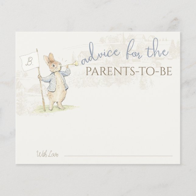 Papier Peter le lapin conseil pour les parents à être (Devant)