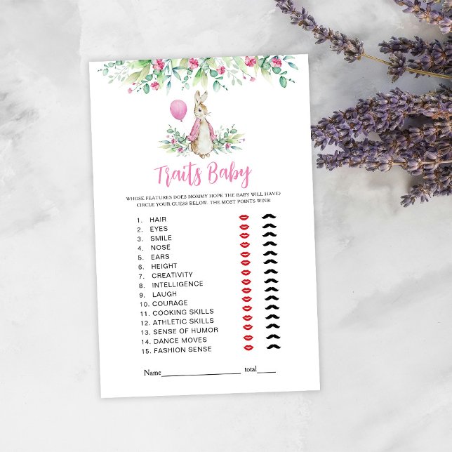 Papier Peter Rabbit Bébé Traits Jeu (Créateur téléchargé)