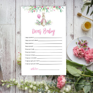 Papier Peter Rabbit Chers voeux pour le jeu pour bébé