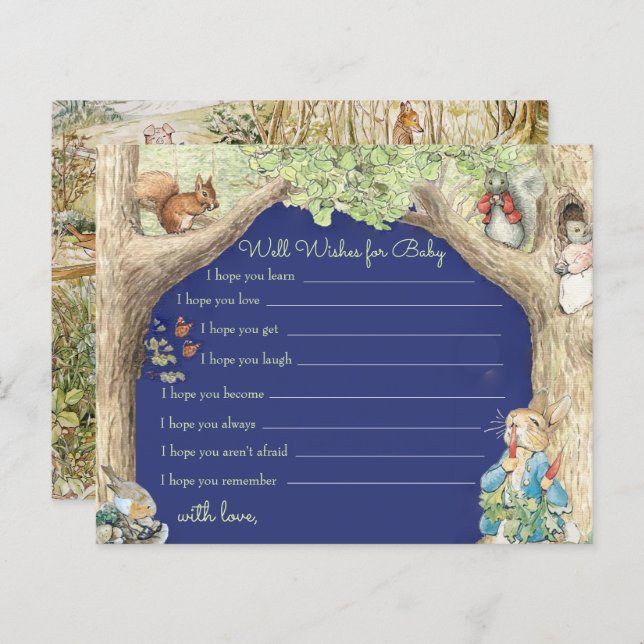 Papier Peter the Rabbit Forest Friends (Devant / Derrière)