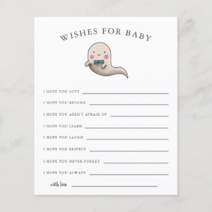 Papier Petit Boo Boy Ghost Wives for Baby Card