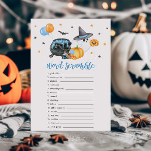 Papier Petit Boo Ghost Mot Scramble Jeu
