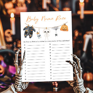 Papier Petit Boo Ligne de vêtements Halloween Concours de