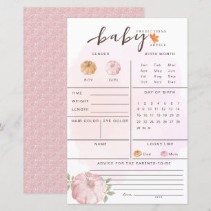 Papier Petit Citrouille Automne Automne Automne Baby Pred