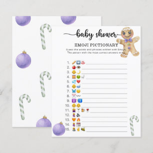 Papier Petit cookie man - Emoji jeu pictural
