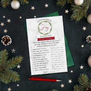 Papier Petit Pack De Joie Baby shower De Noël Jeu