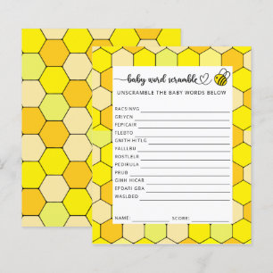 Papier Petite abeille bébé course