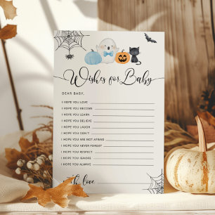 Papier Petite Boo Halloween baby showers souhaits pour bé