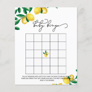 Papier Petite cutie baby shower jeu de bingo