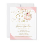 Petite invitation de Baby shower budgétaire Citrou