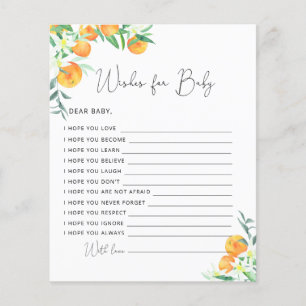 Papier Petite mignonne Voeux pour bébé