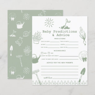 Papier Petite pousse Prédictions et conseils pour bébé de