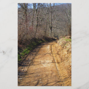 Papier Petite route de campagne