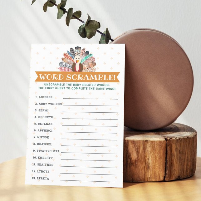 Papier Petite Turquie En Route ! Baby shower de Thanksgiv (Créateur téléchargé)