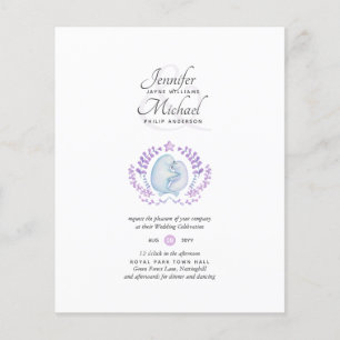 Papier Phoques budgétaires en amour Vie marine Mauve Wedd