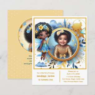 Papier Photo Anniversaire Little Black Fairy African Prin