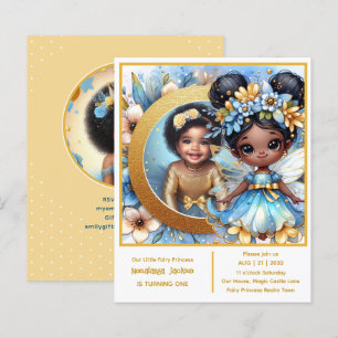 Papier Photo Anniversaire Little Black Fairy African Prin