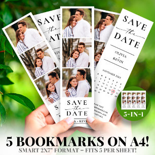 Papier Photo Booth 2x7" Enregistrer la zone Mariage de da