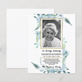 Papier PHOTO Budget Sympathy In Loving Memory.