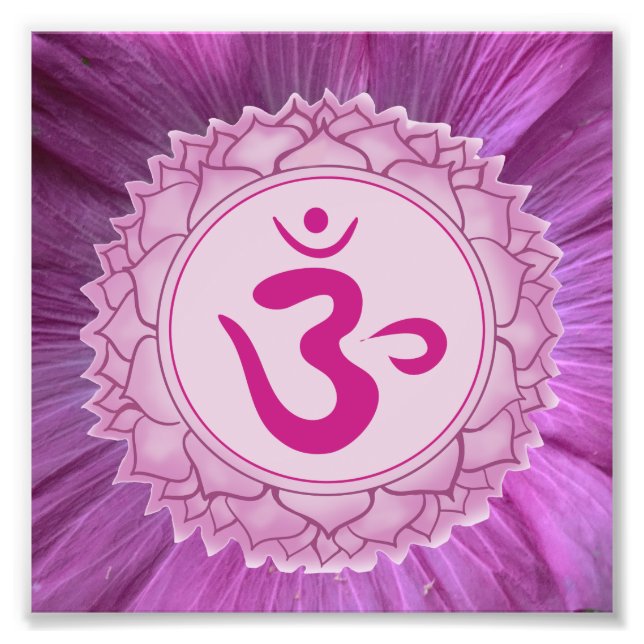 Papier photo Couronne chakra (satin) (Devant)