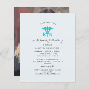 Papier Photo de fin d'études 2025 Infirmière Pinning Invi