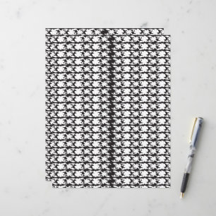 Papier photo en noir et blanc d'un motif