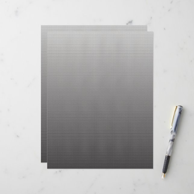 Papier photo en noir et blanc d'un mur_ (Devant/Arrière en situation)