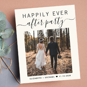 Papier Photo mariage Heureusement Jamais après le Code QR