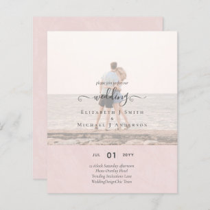 Papier PHOTO moderne TEXTE GLOBAL Budget Mariage
